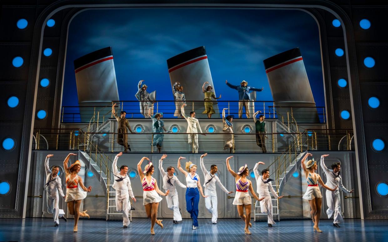 Sutton Foster and the ensemble of Anything Goes - Tristram Kenton