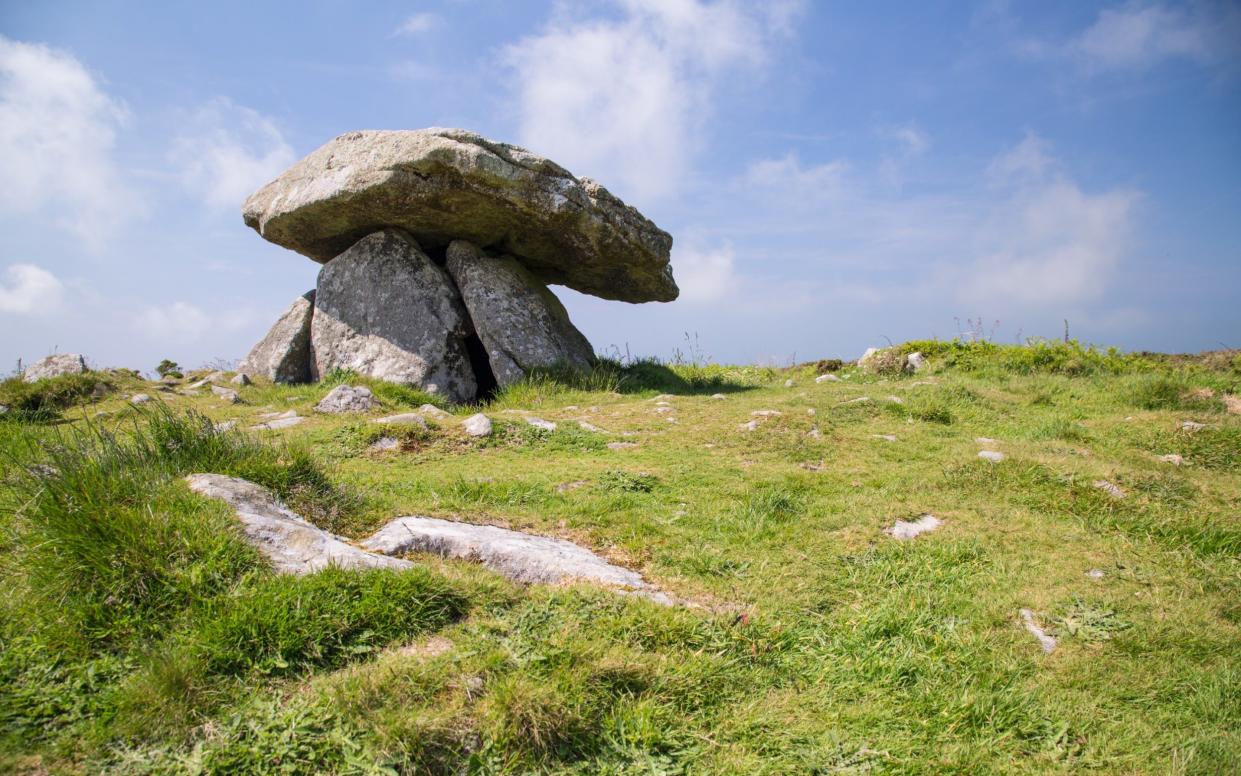 Chun quoit near Morvah in Cornwall