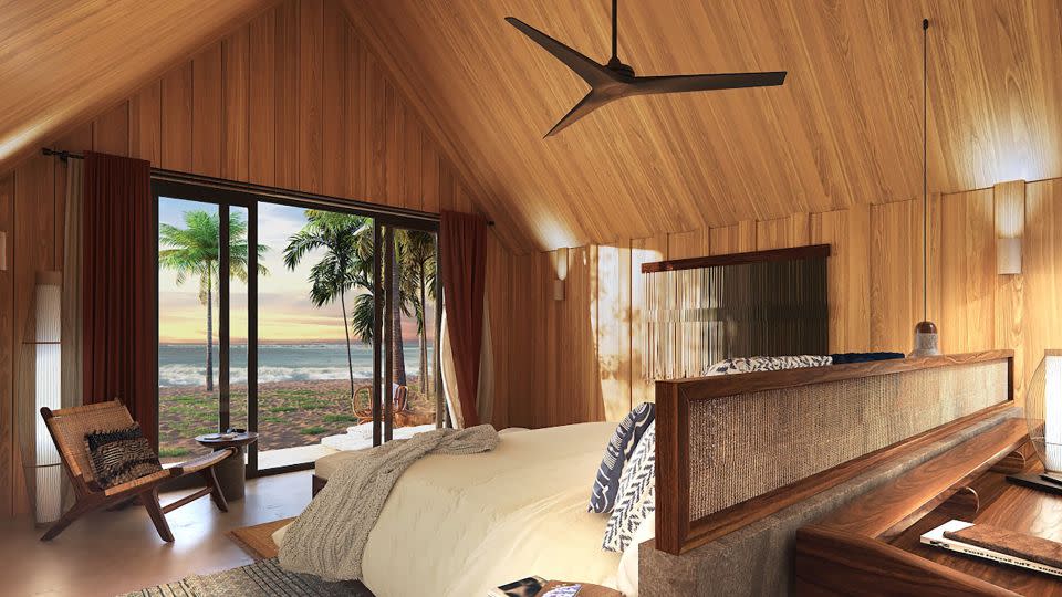 Guests will stay in cabins or glamping tents at this luxury beachfront property. - Our Habitas