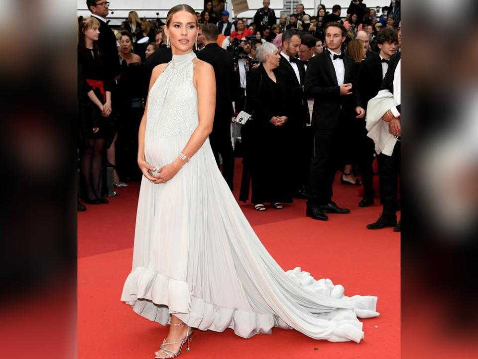 Claire Holt bei ihrem Auftritt in Cannes. (Bild: imago/Independent Photo Agency Int.)