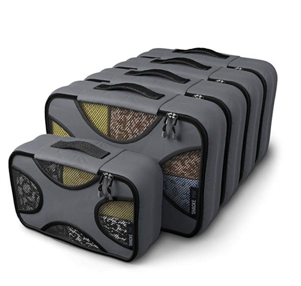 <a href="https://amzn.to/38FiL4y" target="_blank" rel="noopener noreferrer">A set of packing cubes</a> will have your giftee saying goodbye to that constant state of disorganization they experience when they&rsquo;re away from home. <a href="https://amzn.to/38FiL4y" target="_blank" rel="noopener noreferrer">Grab a set from Amazon</a>, or <a href="https://fave.co/2PKpIsa" target="_blank" rel="noopener noreferrer">grab a pair from Away</a> to go with <a href="https://fave.co/2tb7tEE" target="_blank" rel="noopener noreferrer">their new Away mini suitcase</a>.