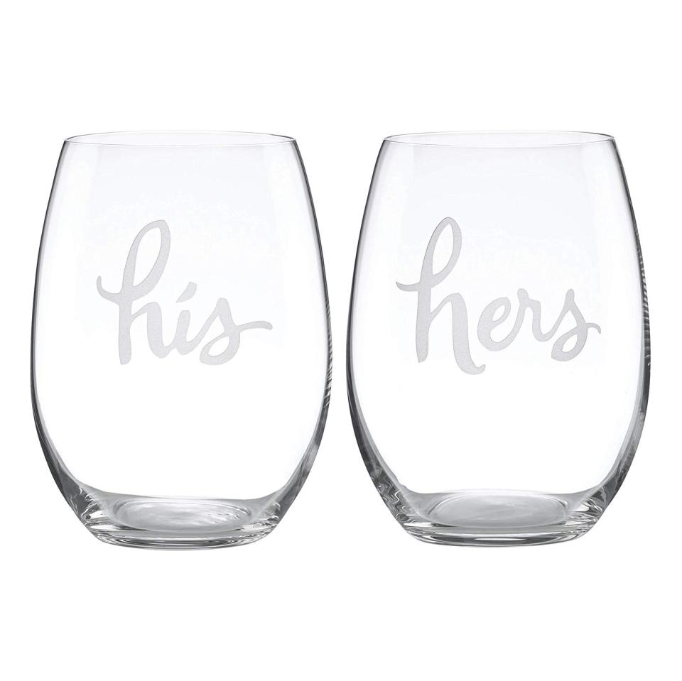 Best Last-Minute Christmas Gift for Your Love: Kate Spade His and Hers Glass Pair