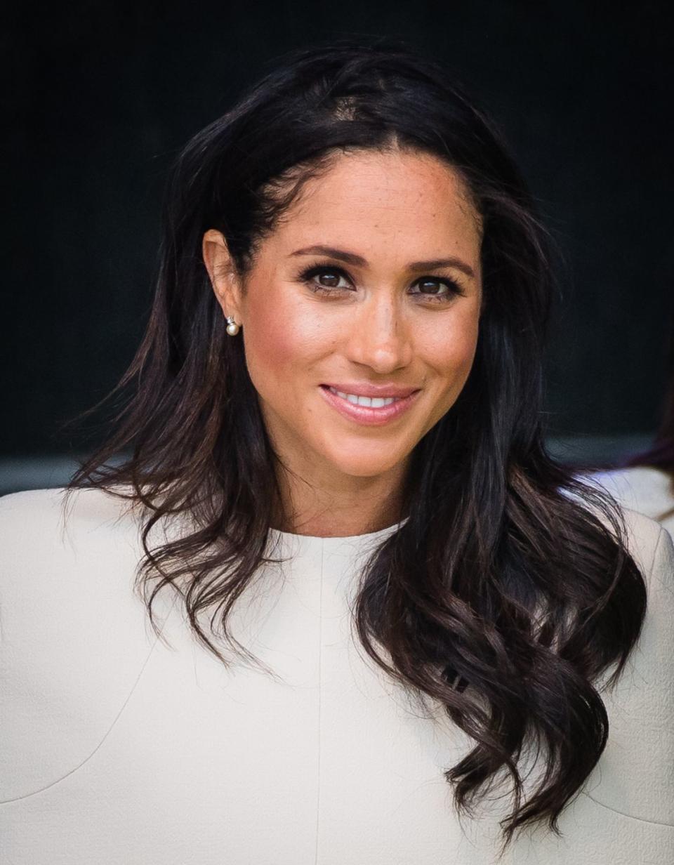 Meghan with windswept waves in 2018