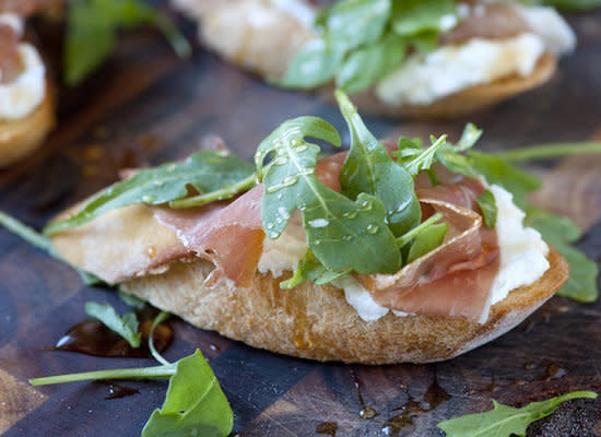 <strong>Get the <a href="http://steamykitchen.com/18794-prosciutto-and-ricotta-crostini-with-honey-recipe.html">Prosciutto and Ricotta Crostini with Honey recipe</a> by Steamy Kitchen</strong>