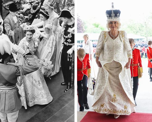 Comparing the coronation of King Charles and Queen Elizabeth - The