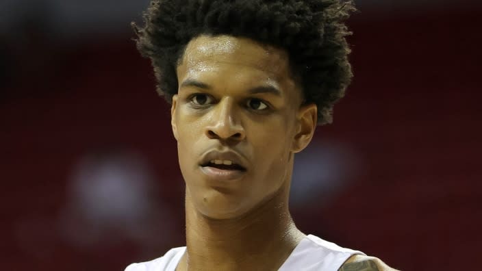 Shareef O’Neal, the 22-year-old son of basketball legend Shaquille O’Neal, has reportedly signed a six-figure contract with the Nevada-based G League Ignite for next season. (Photo: Ethan Miller/Getty Images)