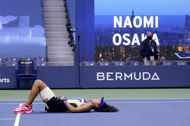 Naomi Osaka soaks it all in after winning the US Open title