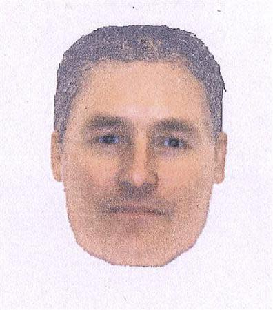 An e-fit image released by the Metropolitan Police on October 14, 2013 of a man they want to identify and trace in connection with their investigation into the disappearance of Madeleine McCann. REUTERS/Metropolitan Police/Handout