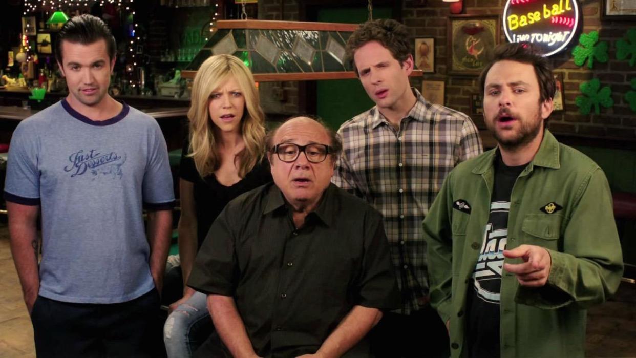  The main cast of It's Always Sunny in Philadelphia. 