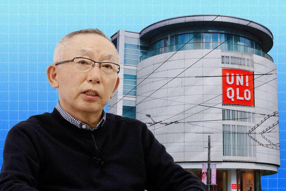 Der Gründer der Bekleidungskette Uniqlo zahlt seinen Mitarbeitern ab 1. März bis zu 40 Prozent mehr Gehalt als Reaktion auf die Inflation. - Copyright: picture alliance/Xing Yun/Costfoto/Xing Yun; Kyodo; Collage: Dominik Schmitt/Business Insider