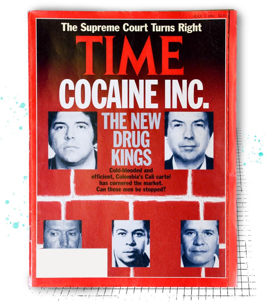 Time magazine's July 1, 1991, issue featured the photos of five bosses of the Cali Cartel, including, on the upper left, that of José Santacruz.