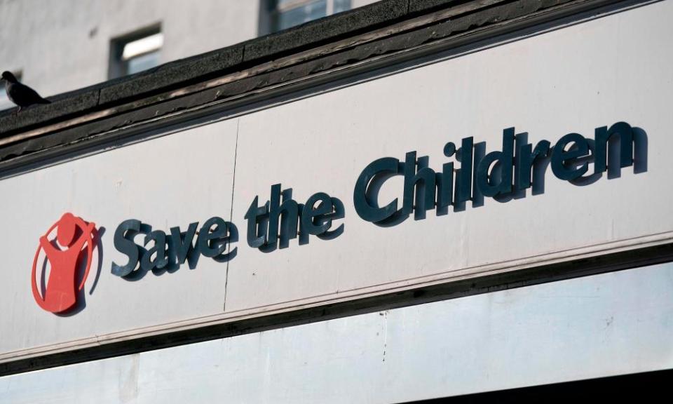 ‘Save The Children’ signage