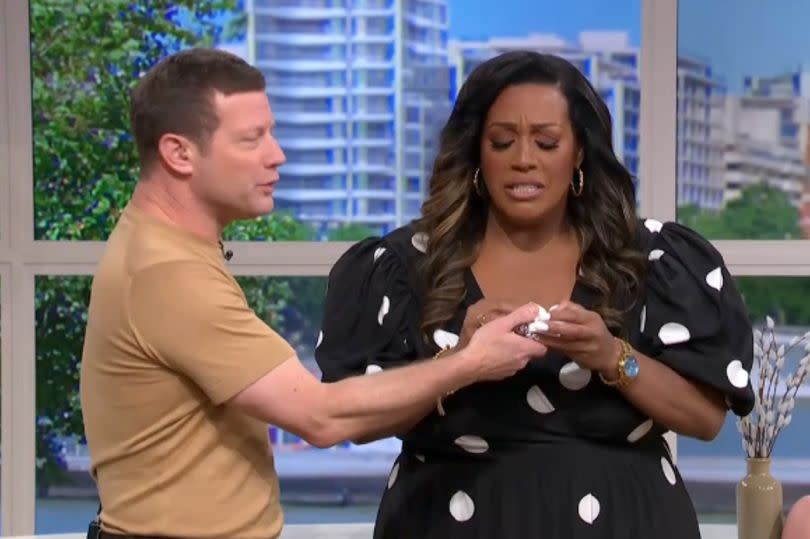 Dermot O'Leary admitted he was "mortified" after he threw a coffee bean into Alison Hammond's mouth, which she was forced to spit out, live on This Morning on Friday