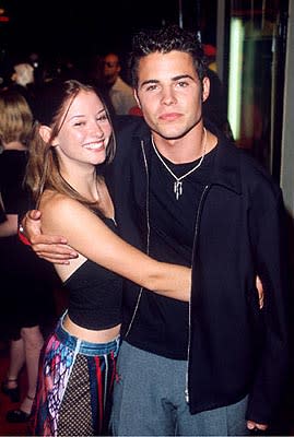 Nathan West shows that Big-Time Movie equals Attractive Girlfriend at the Mann Bruin Theater premiere of Universal's Bring It On