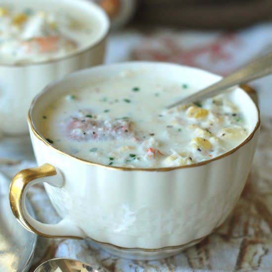 Corn, Crab and Shrimp Chowder