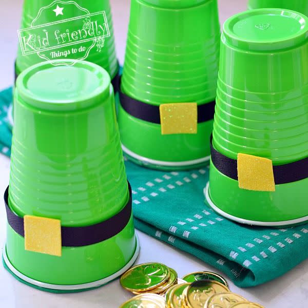 st patricks day games gold coin shake