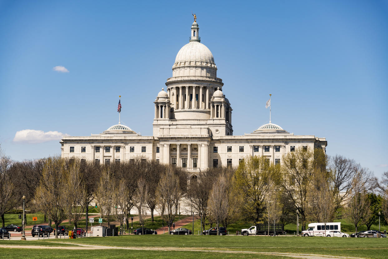 The Rhode Island State House in Providence, Rhode Island. (Photo: edella via Getty Images)