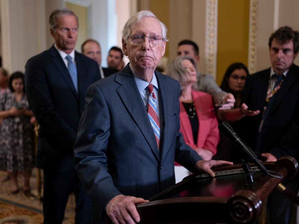 Senate Minority Leader Mitch McConnell,