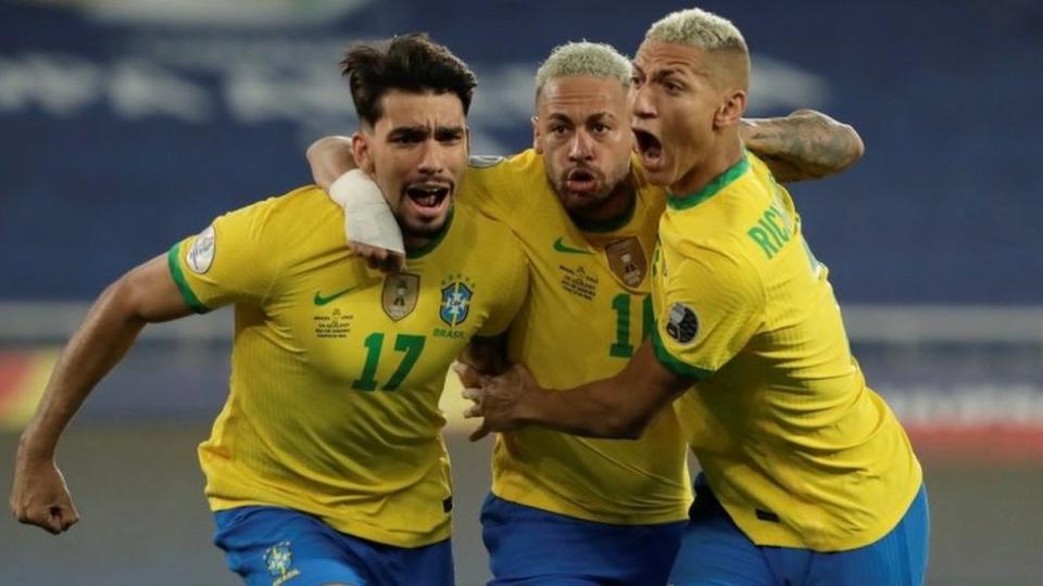 Paquetá, Neymar y Richarlison