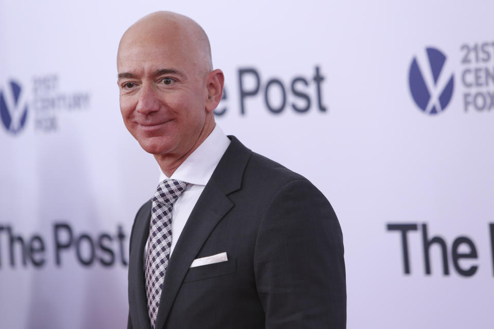 Jeff Bezos. Photo: Oliver Contreras/SIPA USA/PA Images