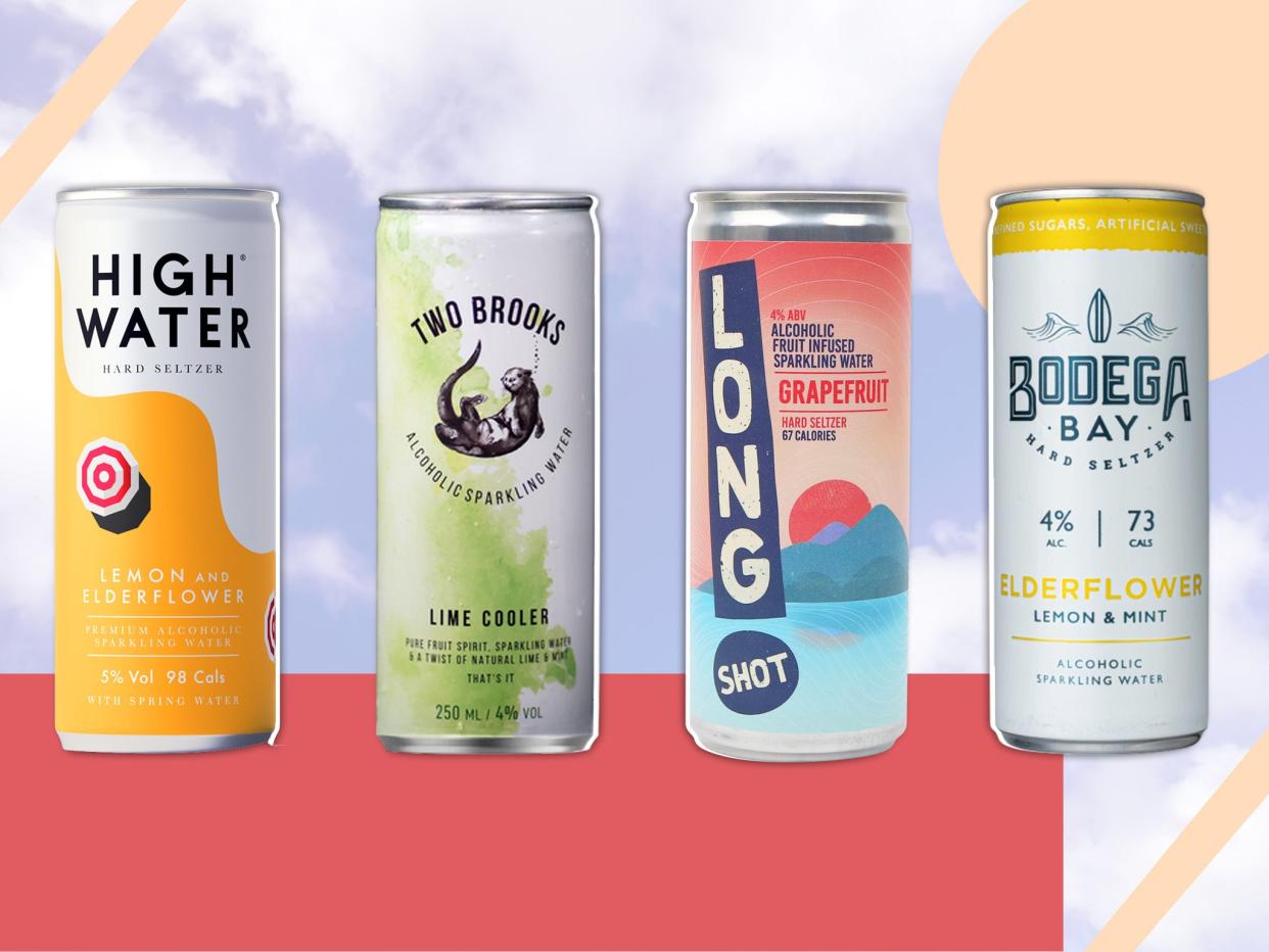 <p>Essentially a boozy sparkling water, brands use an array of alcoholic bases for their hard seltzers, from gin to vodka</p> (iStock/The Independent)