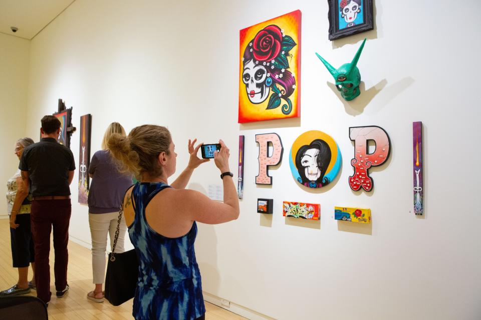 "Laloland" is open at the Mesa Arts Center through Aug. 7. The show features the works of Phoenix artist and muralist Lalo Cota, highlighting Chicano and Lowrider culture.