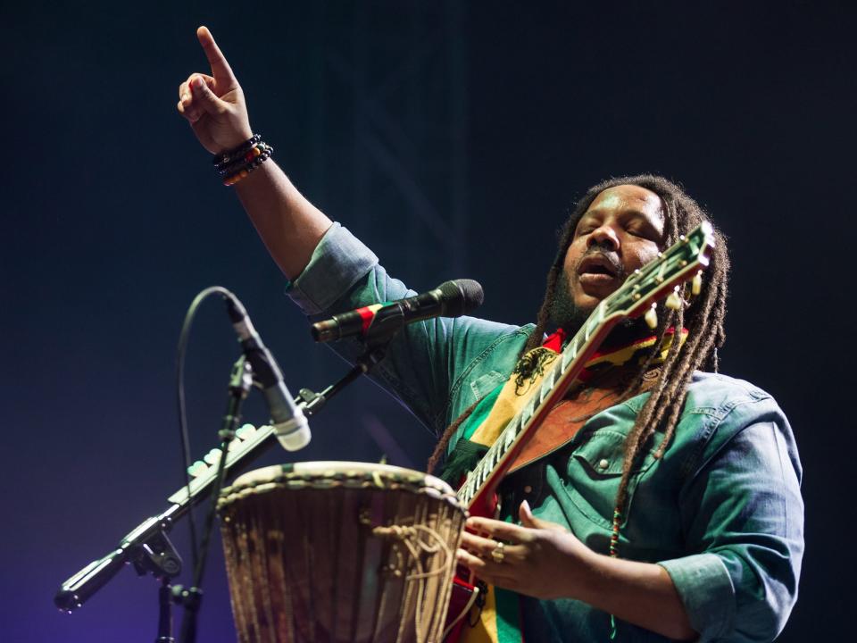 Stephen Marley performs at The Greek Theatre on August 31, 2018 in Berkeley, California.