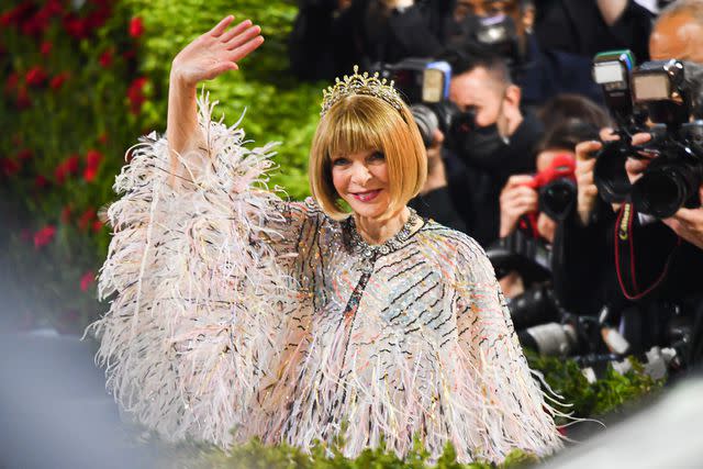 <p>Noam Galai/GC Images</p> Anna Wintour attends the 2022 Met Gala.