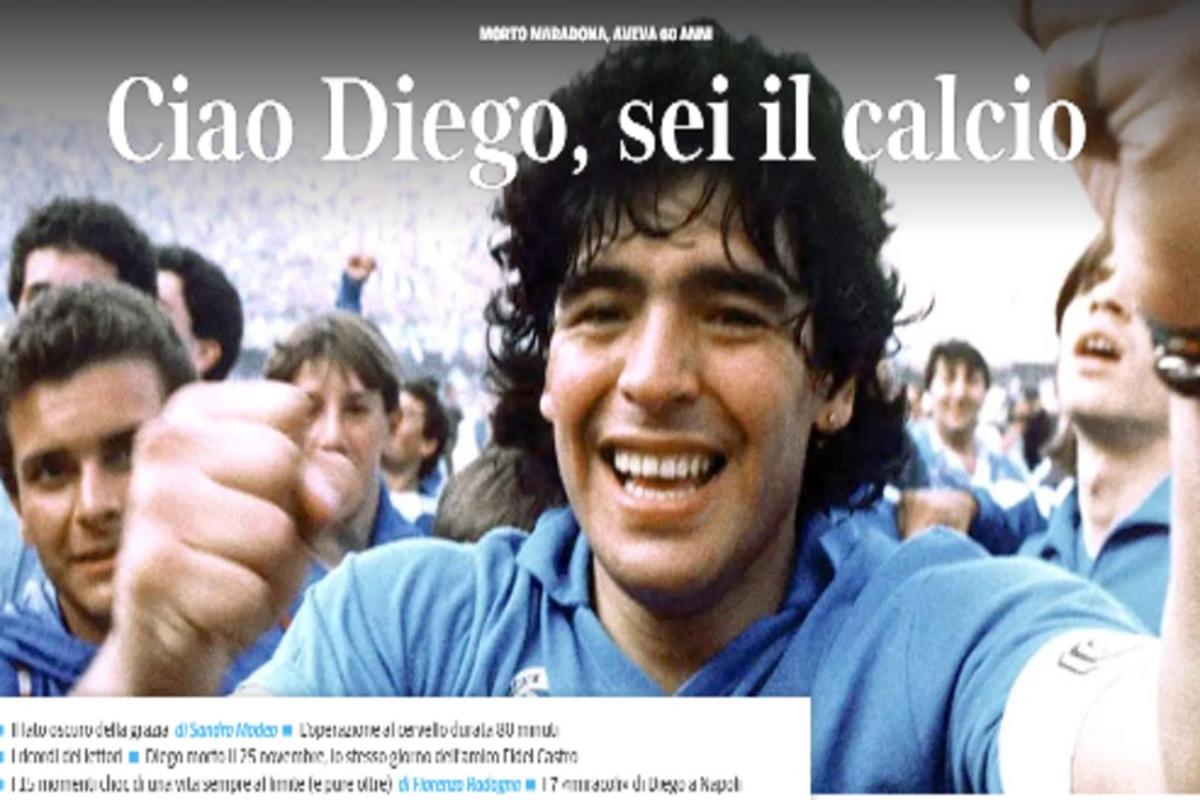 El llanto de Maradona en un verano italiano, las piernas cortadas de Diego y  el nacimiento