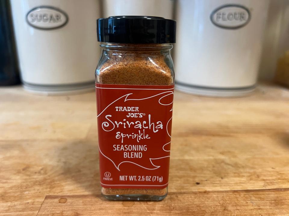 Trader Joe's sriracha-flavored seasoning blend.