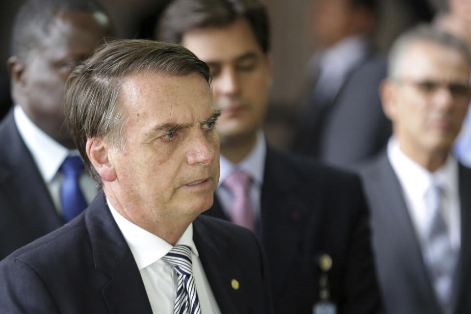 Brazilian President-elect Jair Bosonaro will take office on Jan. 1, 2019. (Photo: ASSOCIATED PRESS)