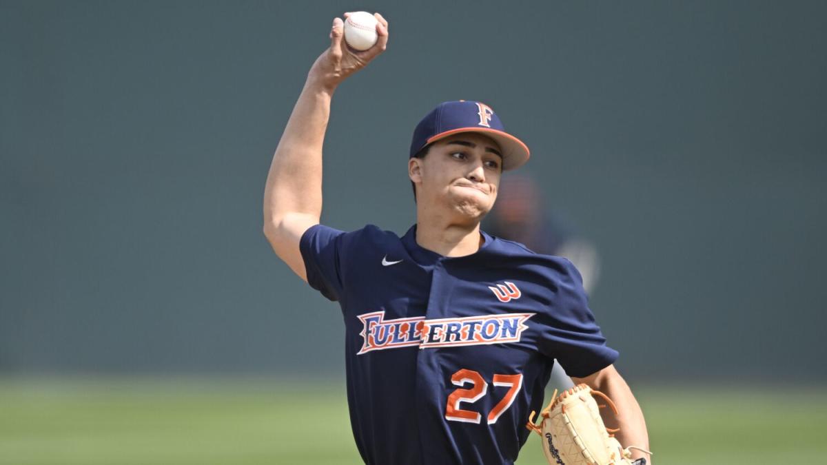 Cal State Fullerton opens College World Series against pitching