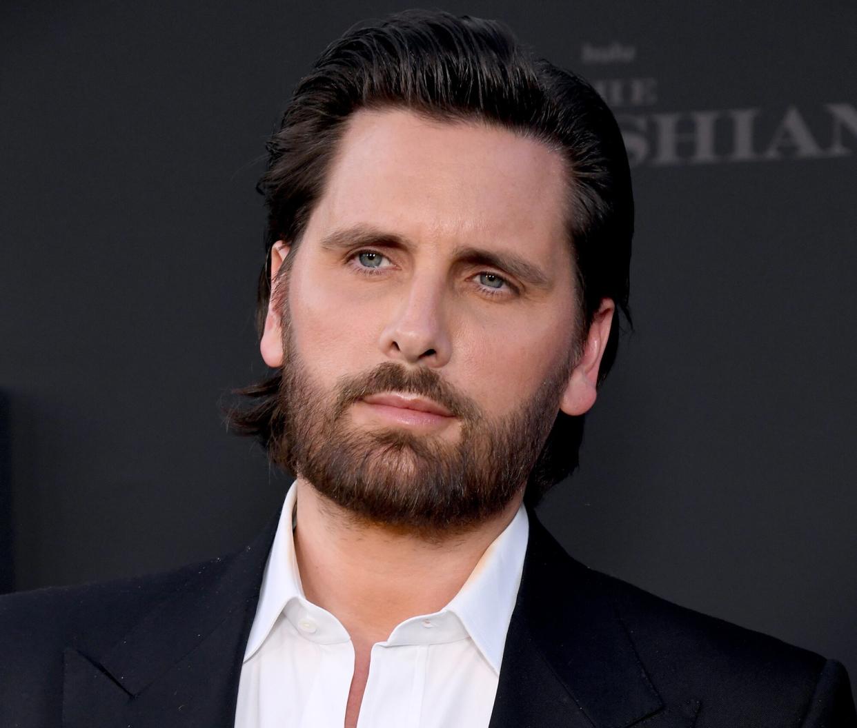 Scott Disick attends the Los Angeles premiere of Hulu's new show "The Kardashians" at Goya Studios on April 07, 2022 in Los Angeles, California