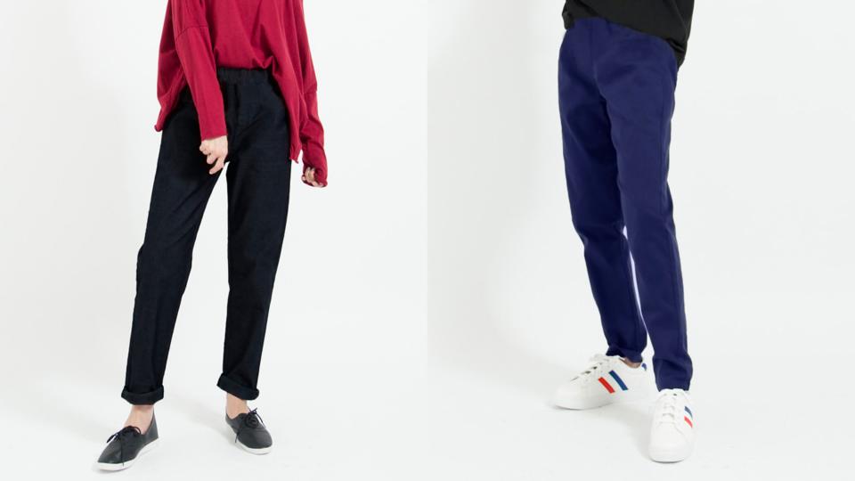 夏日涼感穿搭8：芳子時尚 超輕寬版涼感褲(兩色)！圖片來源：Yahoo奇摩超級商城
