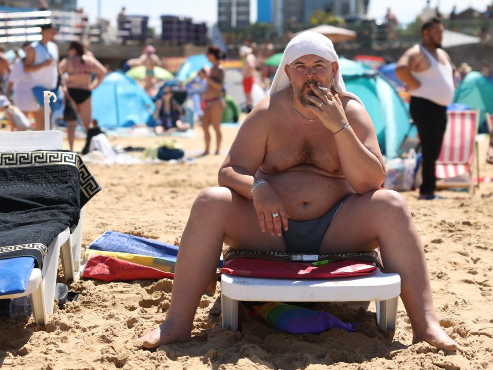 Britain basked in scorching temperatures on Saturday (Getty Images)