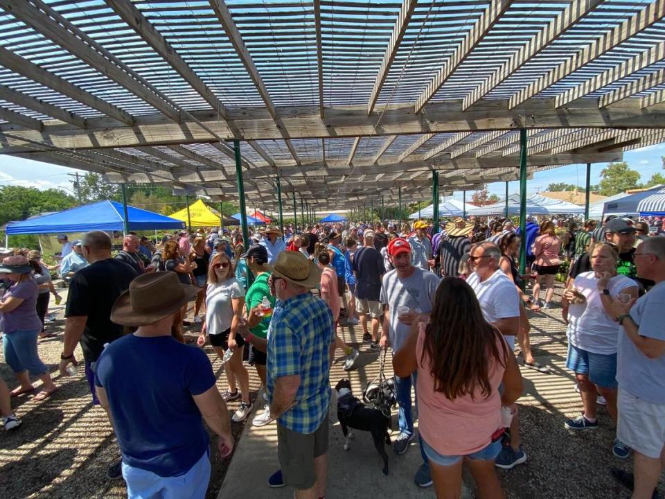 The annual Iron Chilehead event at Johnson’s Garden Centers on West 13th Street usually draws about 1,000 people.