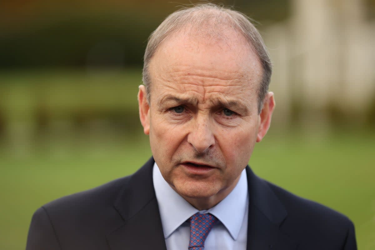 Micheal Martin is to step aside as Irish premier on Saturday – seen to have been a cautious, steady pair of hands at a turbulent time (PA) (PA Wire)