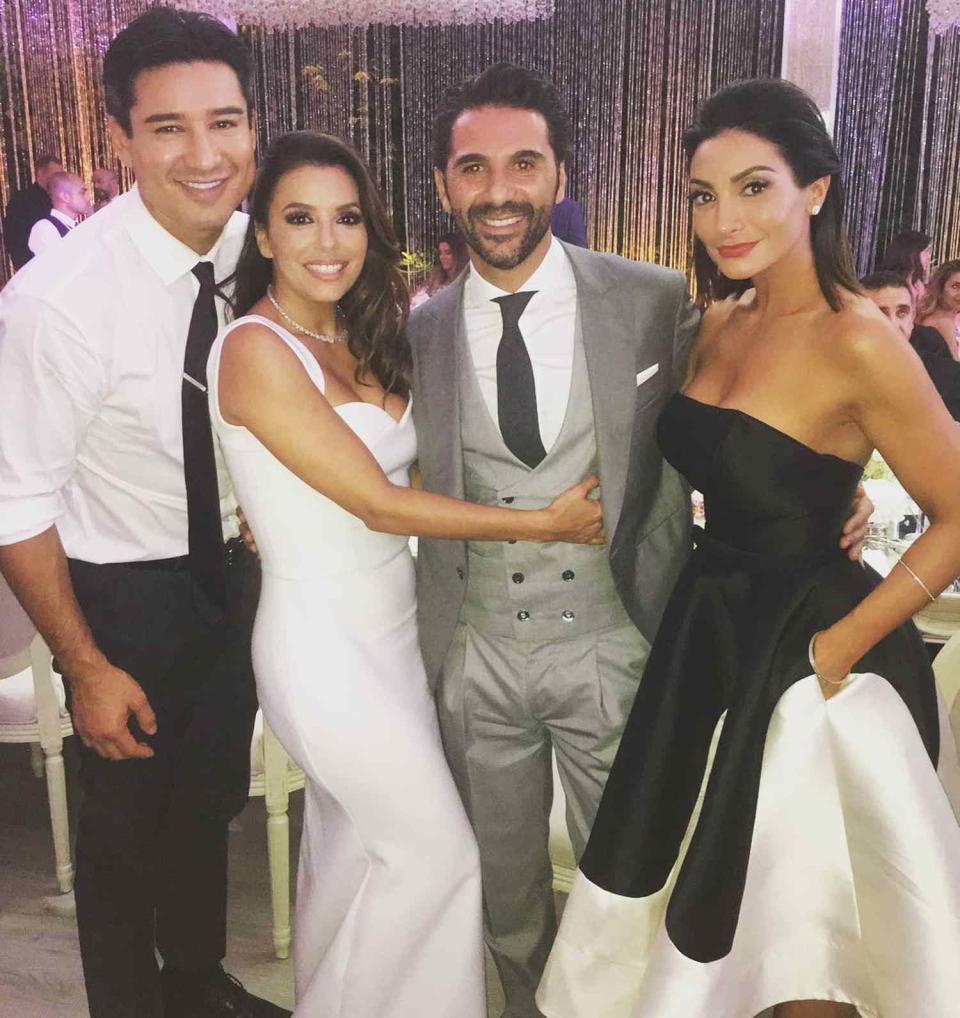 Mario and Courtney Lopez, Eva Longoria, José Bastón