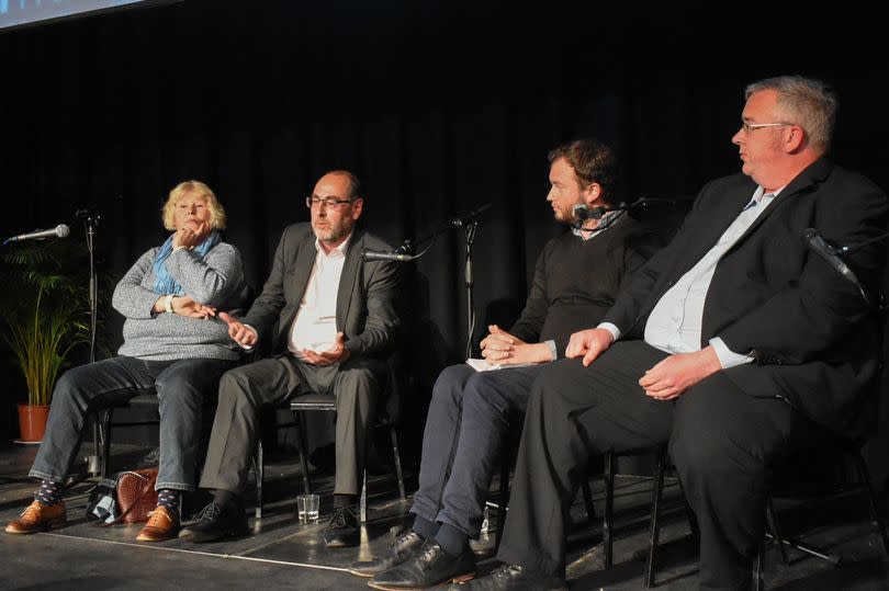 Left to right: Lib Dem Jos Clark, Green Tony Dyer, Labour Tom Renhard and Tory Mark Weston -Credit:Alex Seabrook