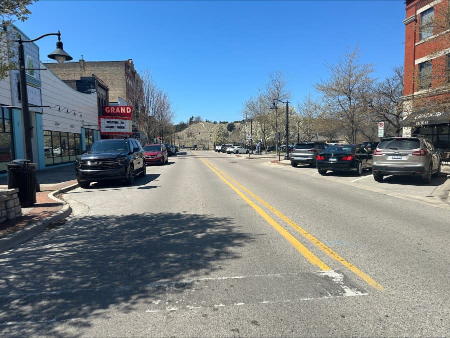 Since 2022, Grand Haven city leaders have closed the first block of Washington Ave. from Harbor Dr. to First St. during the summer months. (April 25, 2024)