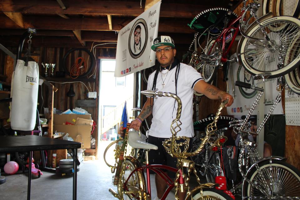 Cartagena's goal is to start a program teaching youth how to work on bikes and build lowriders.