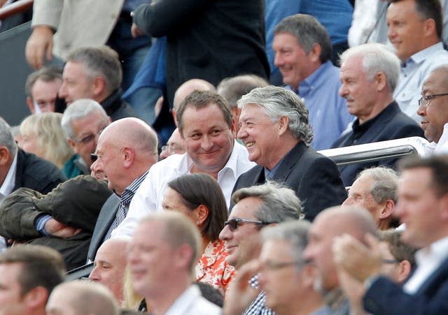 Joe Kinnear and Mike Ashley