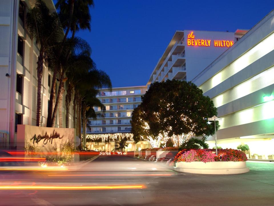 The Beverly Hilton Hotel in Los Angeles