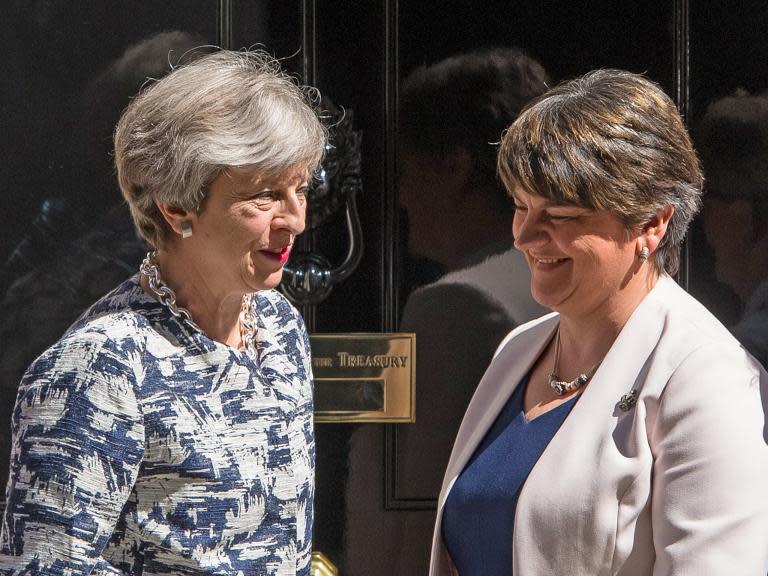 DUP abstains on crucial votes in warning over May's Brexit agreement