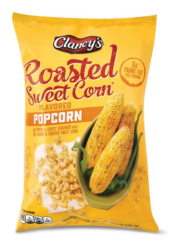 Clancy's Roasted Sweet Corn Popcorn<p>Aldi</p>