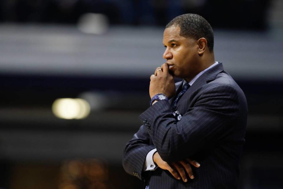 Southern head coach Sean Woods, a former UK player, leads his team against the Wildcats on Tuesday night in Rupp Arena.