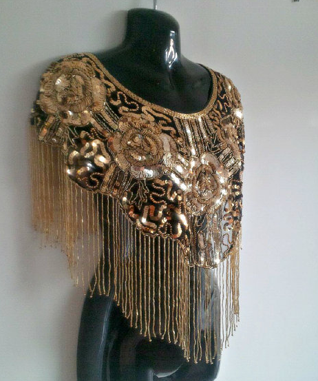 art deco cape