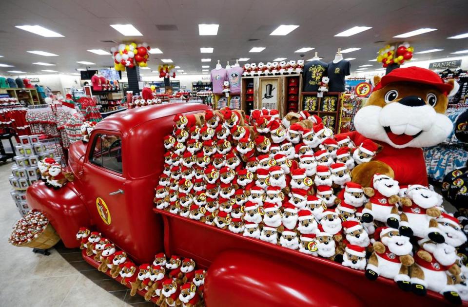 No shortage of Buc-ee Beaver plush toys for sale. Nathan Papes/Springfield News-Leader