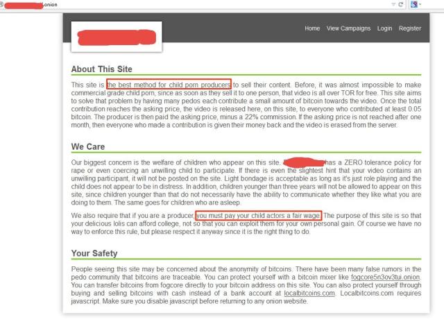 Paedophiles Have Created A Deep Web Version Of Kickstarter To Crowdfund  Child Porn