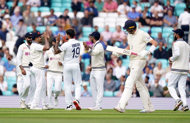 Umesh Yadav dismissed Craig Overton early on day four